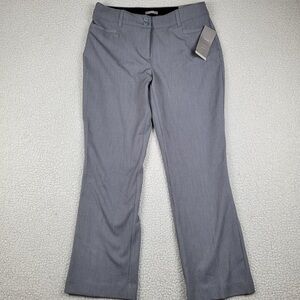 Maurices Pants Women’s Size 12 Short Gray Boot Cut Mid Rise Work Office NWT